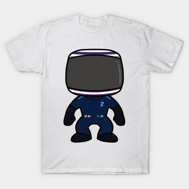 Logan Sargeant Custom Mini Figure – F1 2023 Season T-Shirt by GreazyL